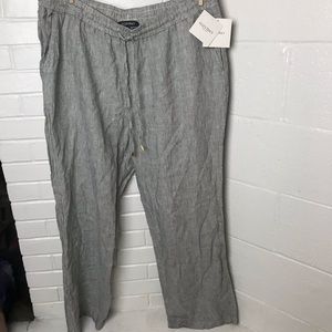 {Ellen Tracy} NWT Linen Pants